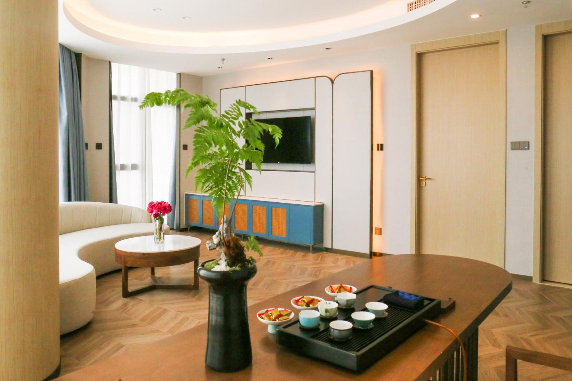 Отель Wanda Realm Xiamen North Bay Экстерьер фото